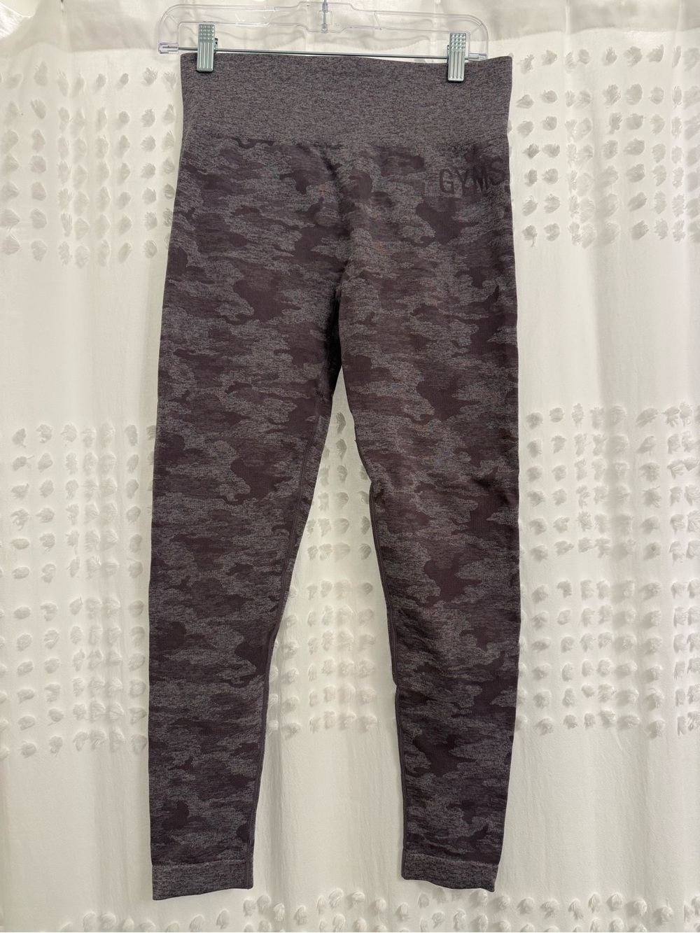 Gymshark Leggings - Charcoal Gray/Purple